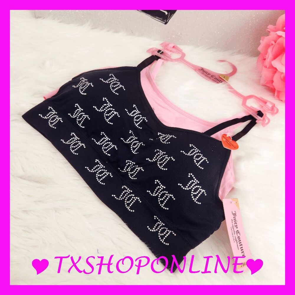 💗👙 {Juicy Couture} 2 pack sparkle & shine top bralette 👙💗 NEW